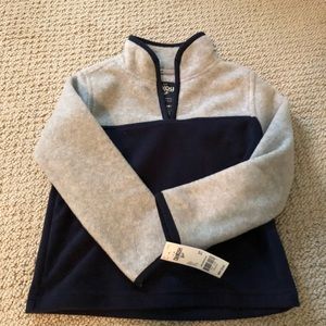 Osh kosh 3/4 zip fleece sweater